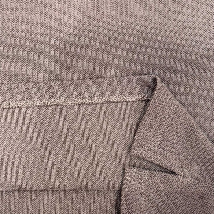 Burberry Long-sleeve Check Collar Cotton Polo Shirt FZTX5291