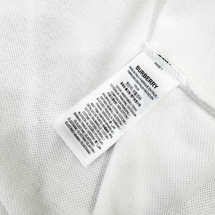 Burberry Cotton Polo Shirt FZTX5294