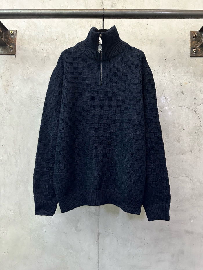 LV Damier Half Zipper Sweater FZMY628