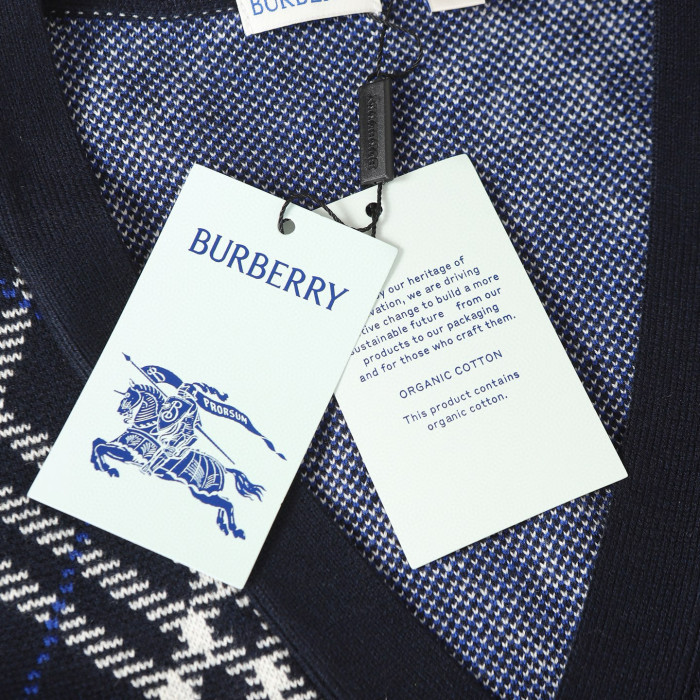 Burberry Check Wool Blend Cardigan FZMY665