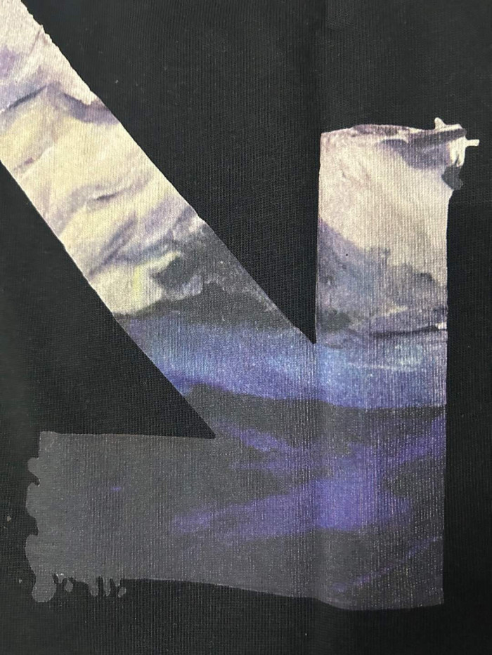 Off White Monet oil painting tee FZTX5338