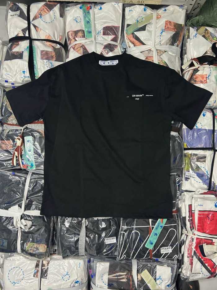 Off White Monet oil painting tee FZTX5338