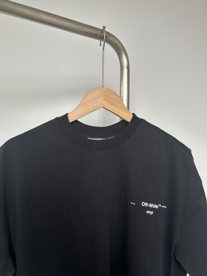 Off White Monet oil painting tee FZTX5338