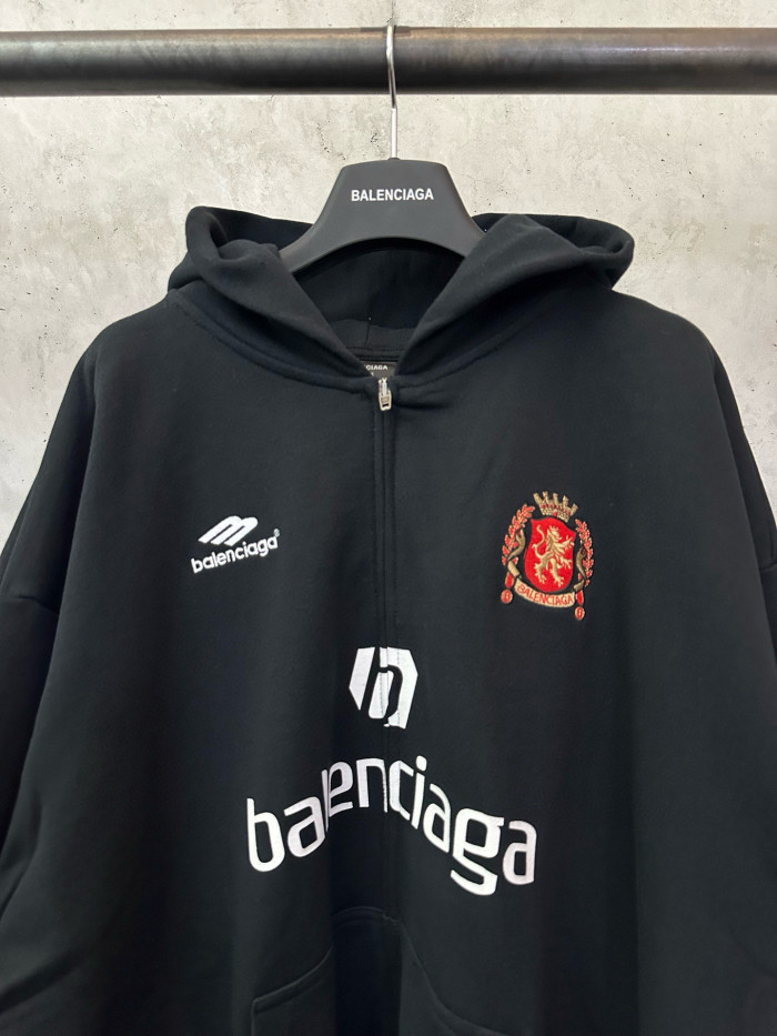 Balenciaga PARIS SOCCER Zipper HOODIE FZWY1900
