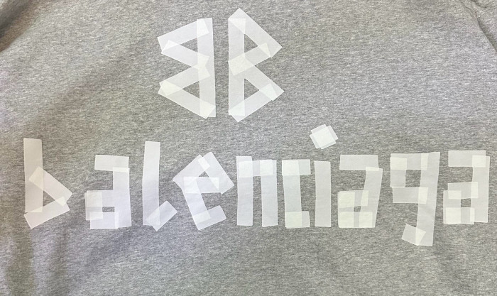 BALENCIAGA Tape Type Ripped Pocket Hoodies FZWY1899