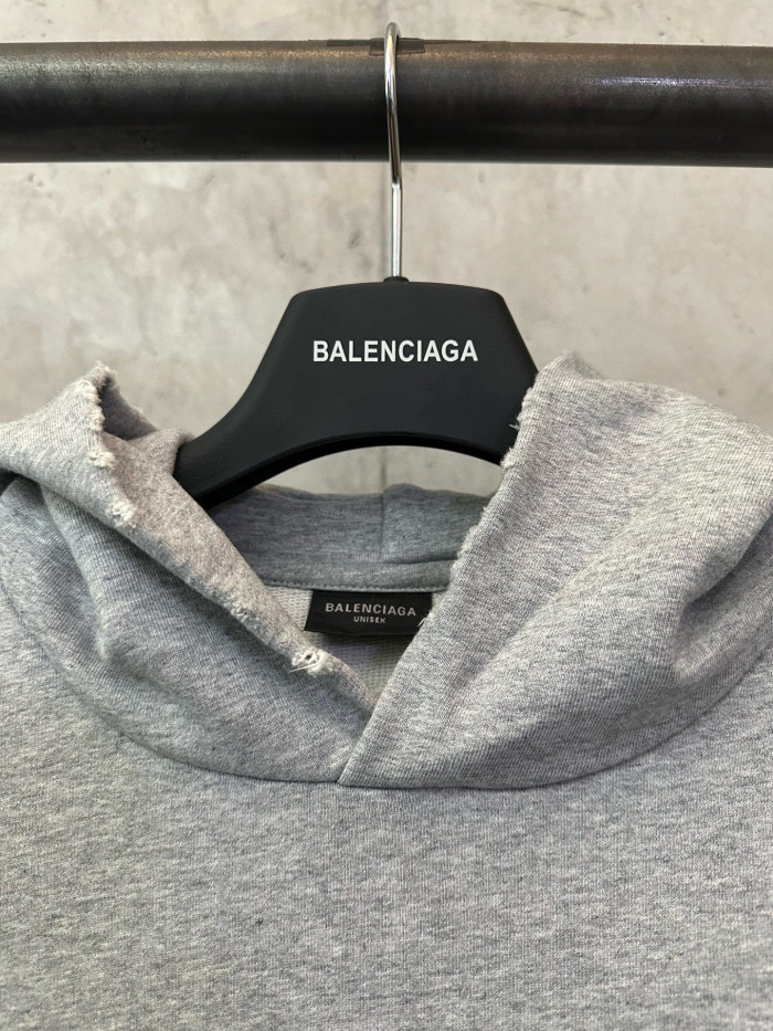 BALENCIAGA Tape Type Ripped Pocket Hoodies FZWY1899