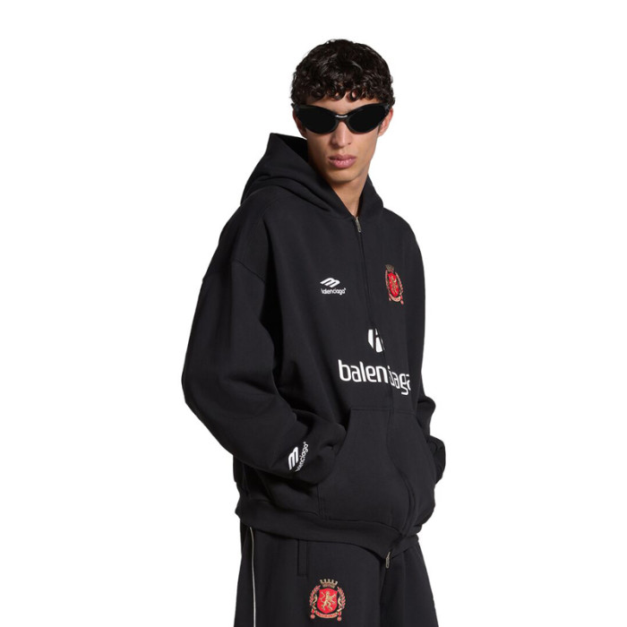 Balenciaga PARIS SOCCER Zipper HOODIE FZWY1900