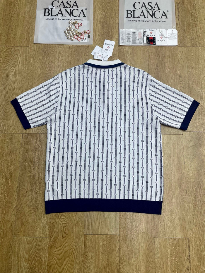 CASABLANCA Knitted Polo T-shirts FZTX5370