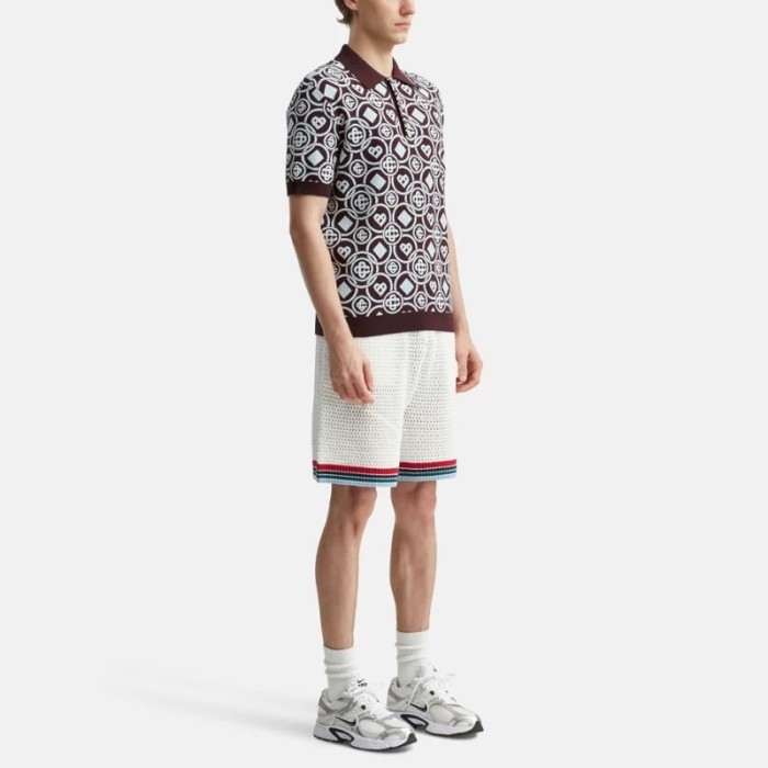 CASABLANCA Knitted Polo T-shirts FZTX5371
