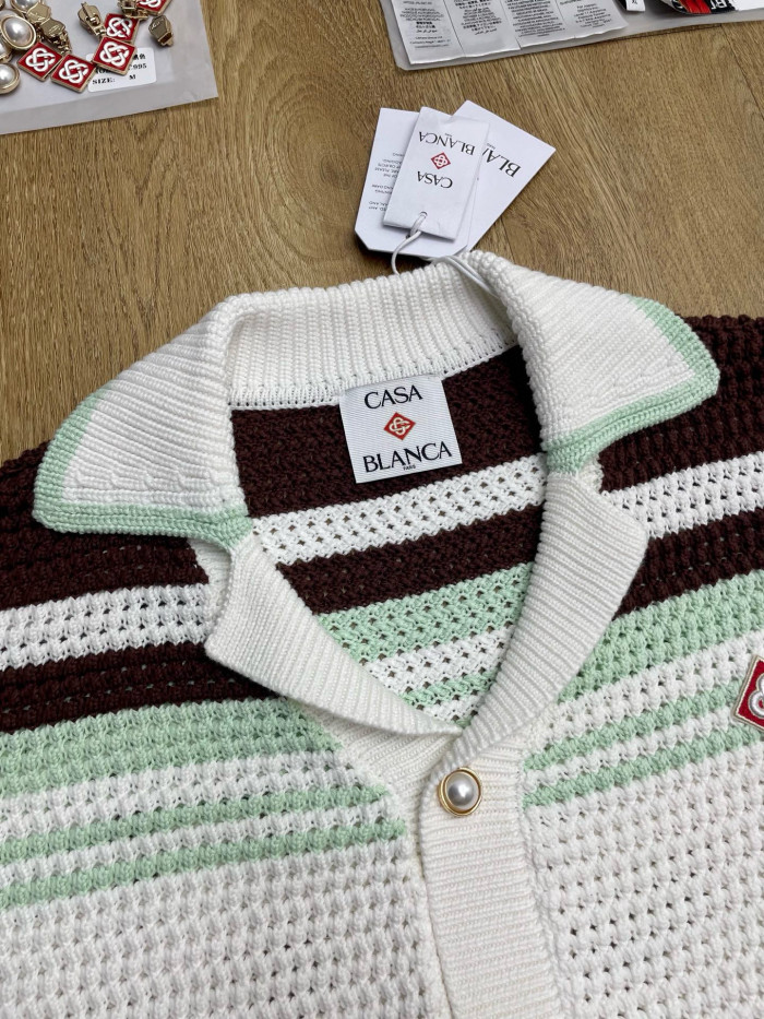 CASABLANCA Knitted Suit Shirts Shorts FZTZ086