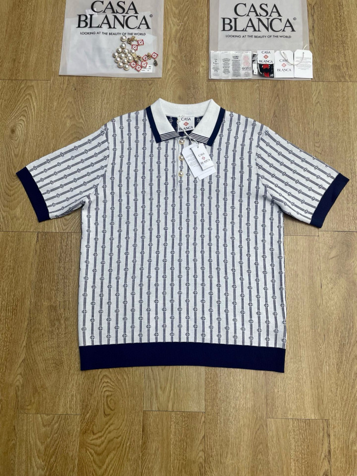 CASABLANCA Knitted Polo T-shirts FZTX5370