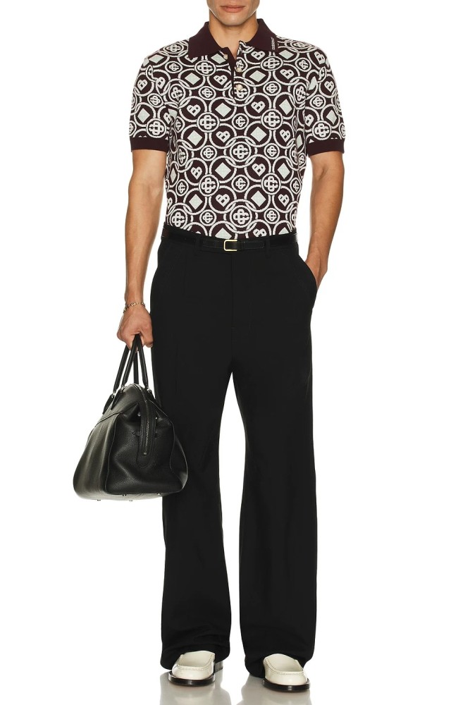 CASABLANCA Knitted Polo T-shirts FZTX5371