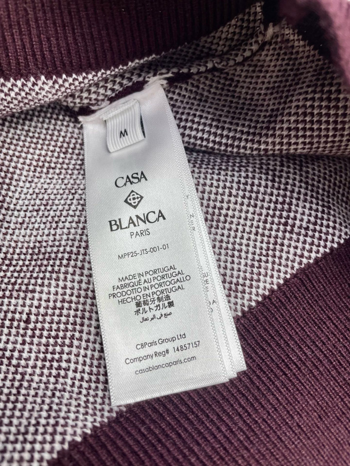 CASABLANCA Knitted Polo T-shirts FZTX5371