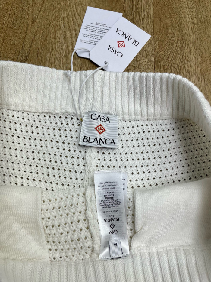 CASABLANCA Knitted Suit Shirts Shorts FZTZ086