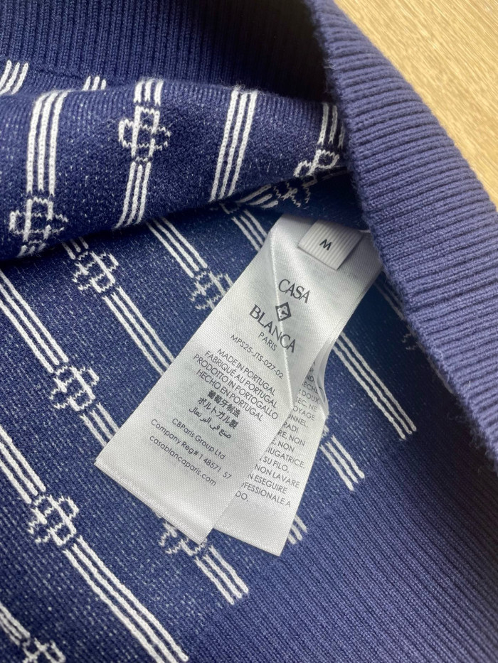 CASABLANCA Knitted Polo T-shirts FZTX5370