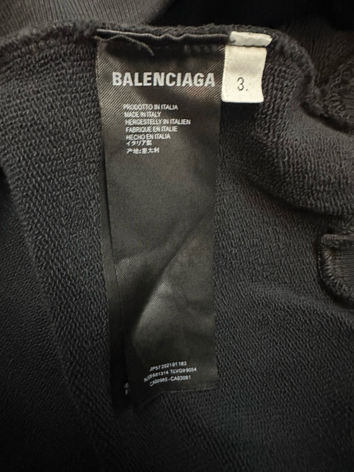 BALENCIAGA TAPED BALENCIAGA BACK HOODIE FZWY1907