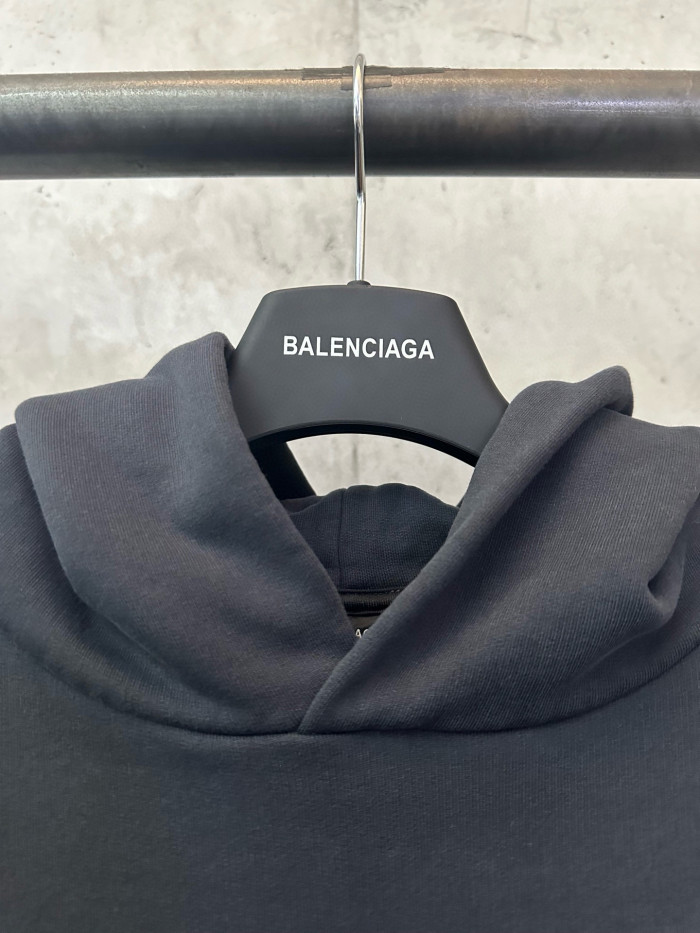 BALENCIAGA TAPED BALENCIAGA BACK HOODIE FZWY1907