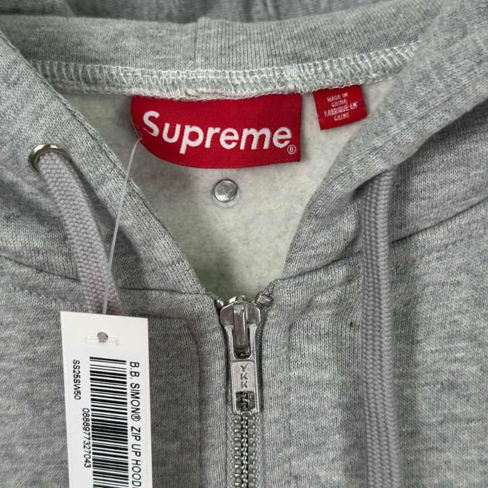 SUPREME B.B.SIMON ZIP UP HOODED FZWY1906