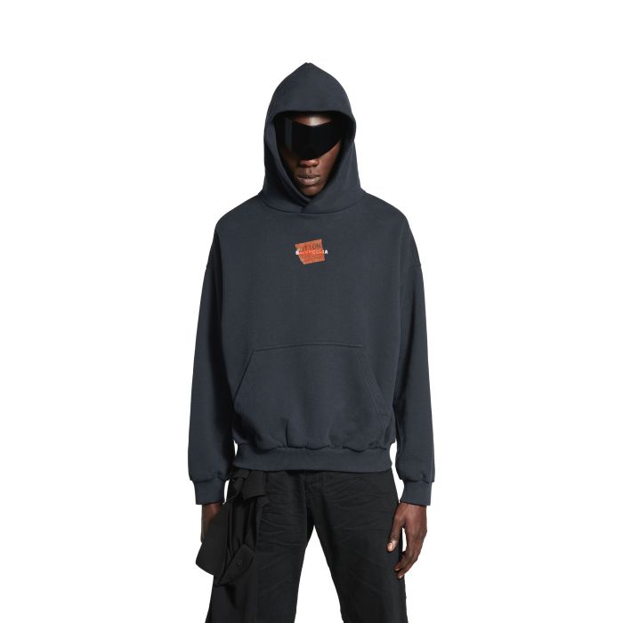 BALENCIAGA TAPED BALENCIAGA BACK HOODIE FZWY1907