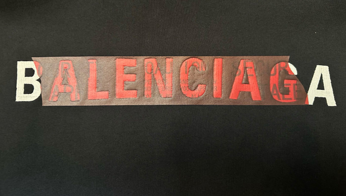 BALENCIAGA TAPED BALENCIAGA BACK HOODIE FZWY1907