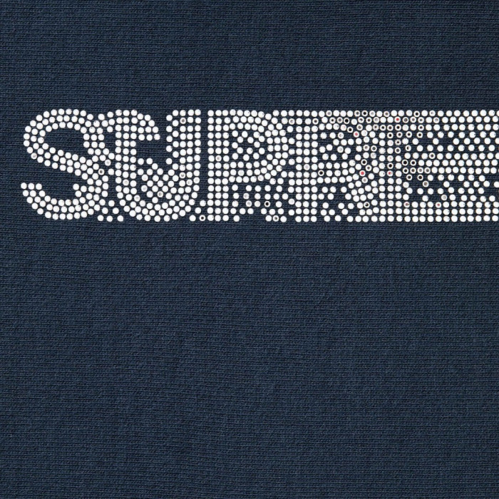 SUPREME X SWAROVSKI 25FW WEEK4 Motion Logo HOODED SWEATSHIR FZWY1895