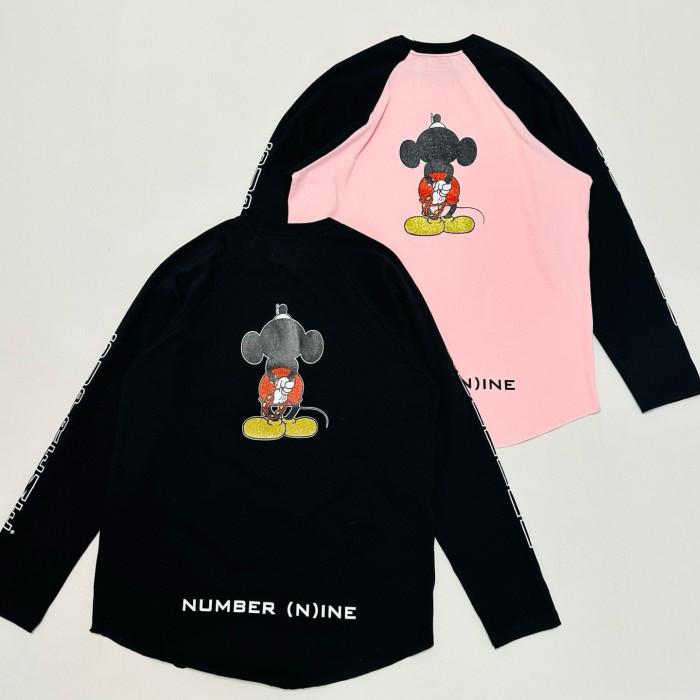 SUPREME NUMBER (N)INE MICKEY RAGLAN L/S TOP FZTX5390