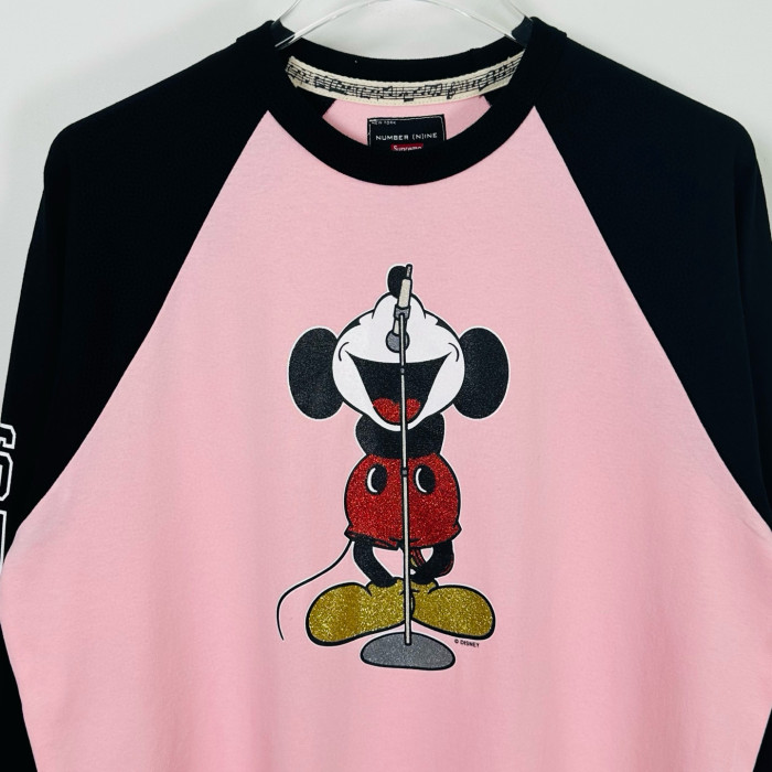 SUPREME NUMBER (N)INE MICKEY RAGLAN L/S TOP FZTX5390