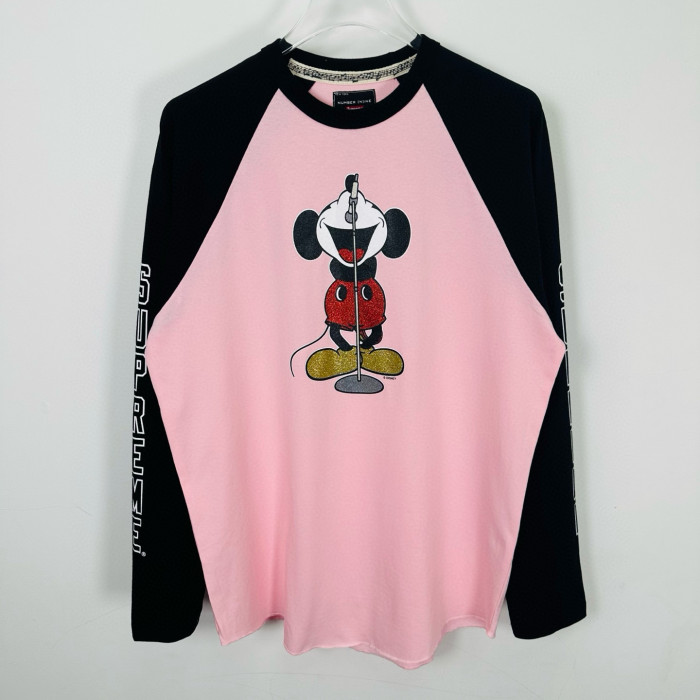 SUPREME NUMBER (N)INE MICKEY RAGLAN L/S TOP FZTX5390