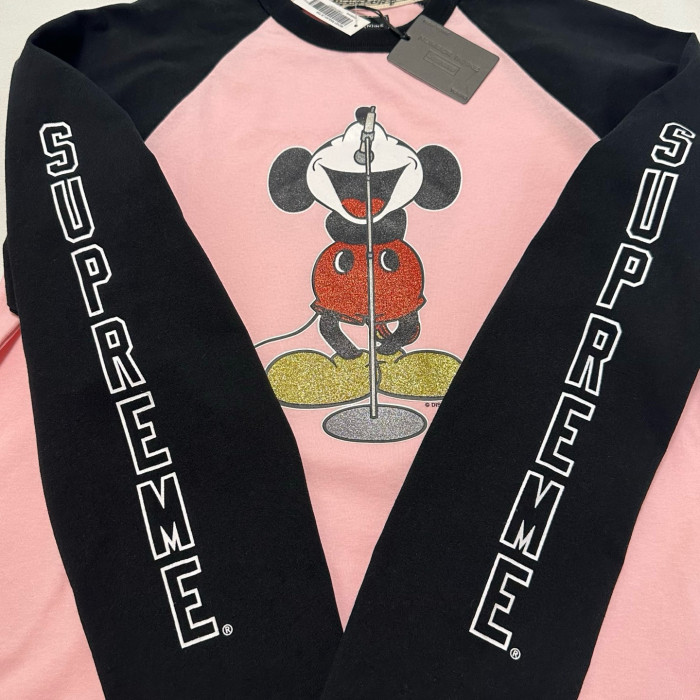 SUPREME NUMBER (N)INE MICKEY RAGLAN L/S TOP FZTX5390