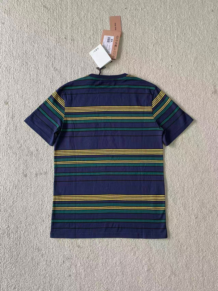 miumiu stripe Tee FZTX5389