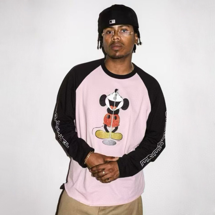 SUPREME NUMBER (N)INE MICKEY RAGLAN L/S TOP FZTX5390
