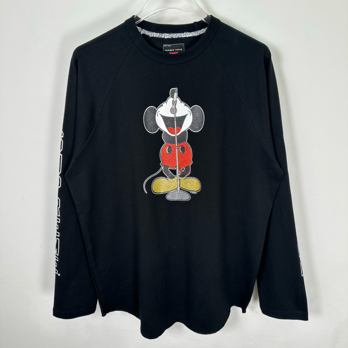 SUPREME NUMBER (N)INE MICKEY RAGLAN L/S TOP FZTX5390