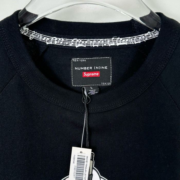 SUPREME NUMBER (N)INE MICKEY RAGLAN L/S TOP FZTX5390