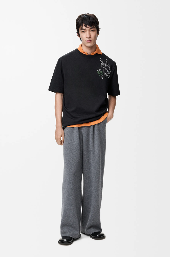 LOEWE X LOUIS WAIN Futurist Cats tee FZTX5393
