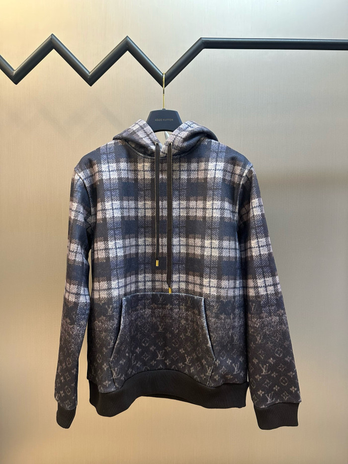 LV MONOGRAM Faded Plaid Hoodies FZWY1942