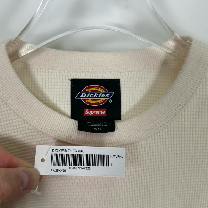 SUPREME X DICKIES THERMAL L/S TEE FZTX5402