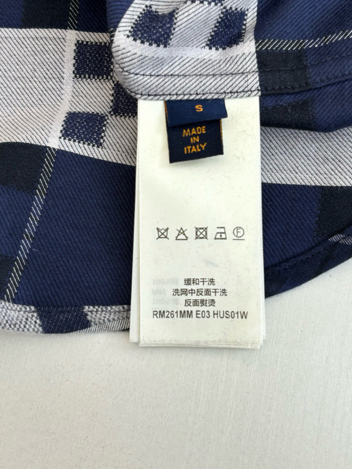 LV flannel Shirt FZCS558