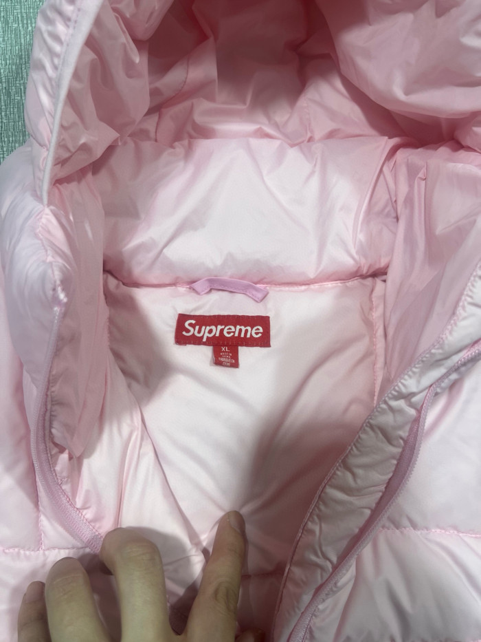 SUPREME 25FW WEEK6 Micro Down half zip hooded pullover FZWY1951