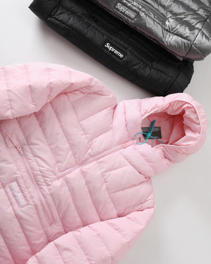 SUPREME 25FW WEEK6 Micro Down half zip hooded pullover FZWY1951