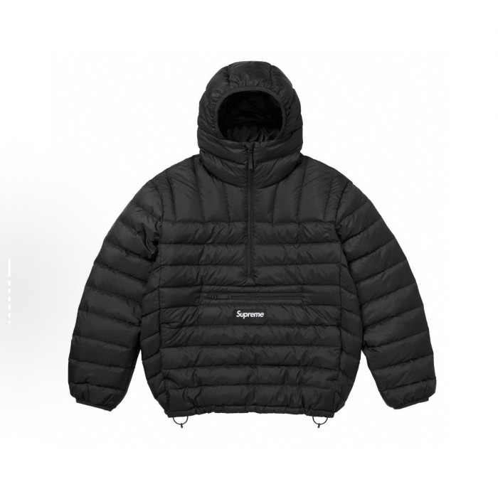 SUPREME 25FW WEEK6 Micro Down half zip hooded pullover FZWY1951
