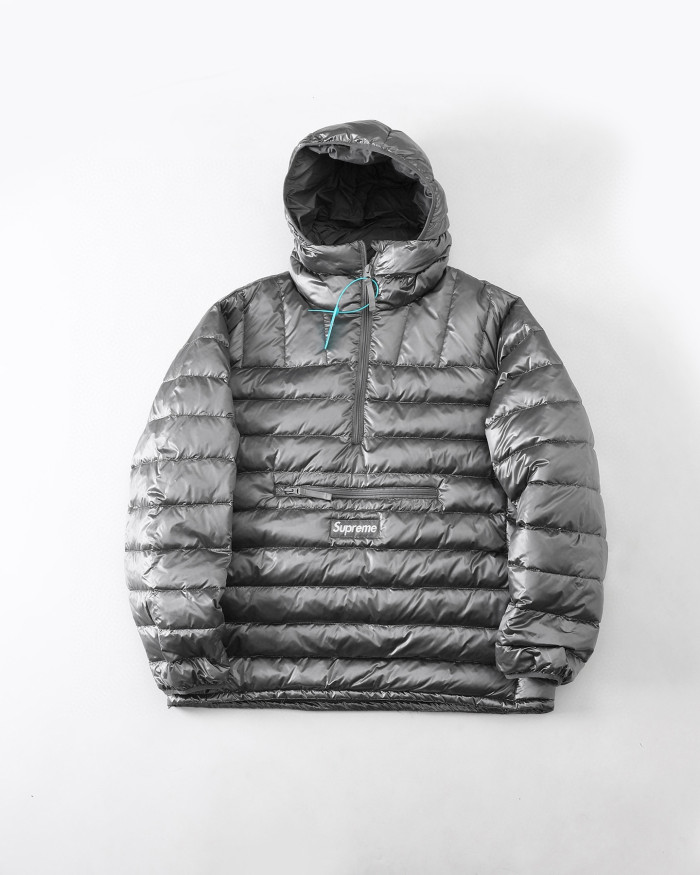SUPREME 25FW WEEK6 Micro Down half zip hooded pullover FZWY1951