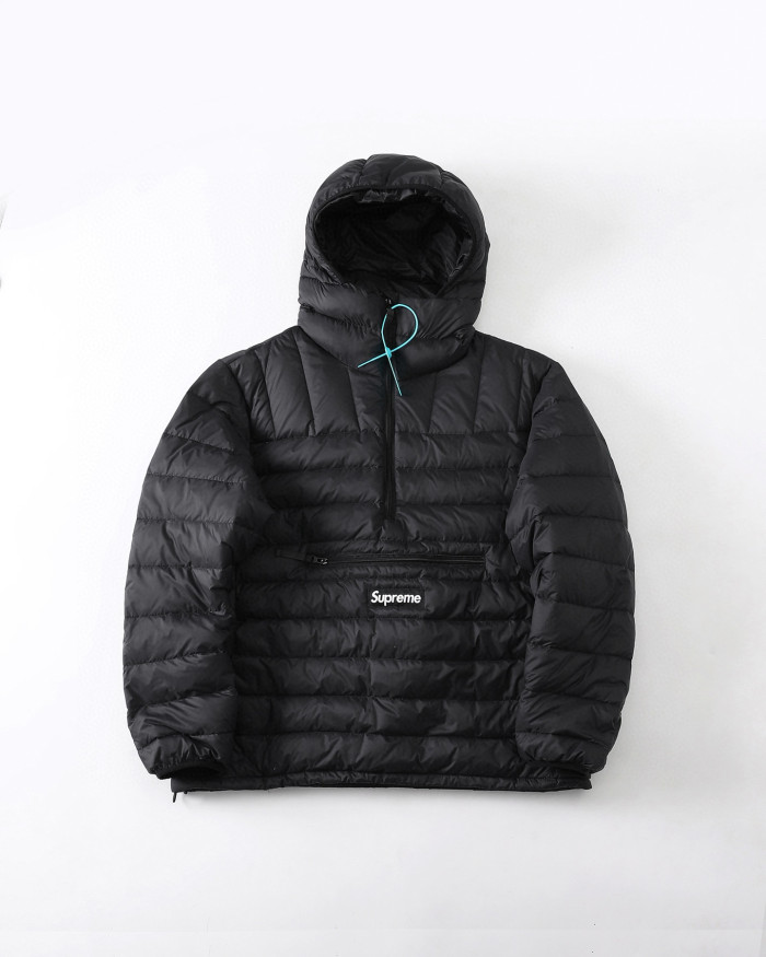 SUPREME 25FW WEEK6 Micro Down half zip hooded pullover FZWY1951