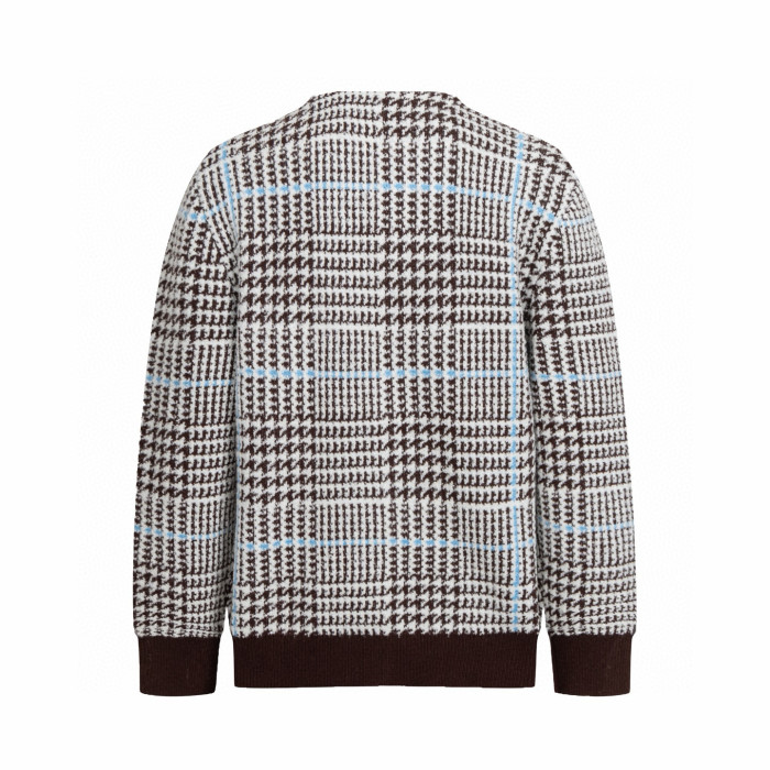 LV Glen Plaid Cardigan FZMY731