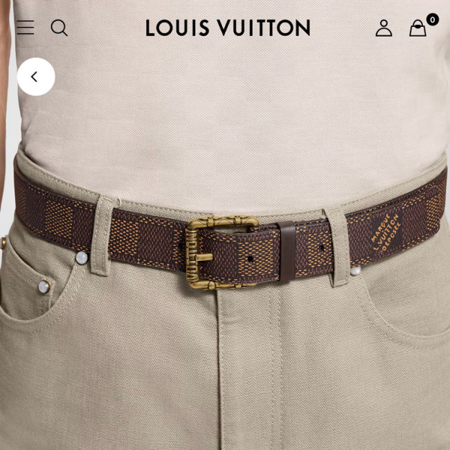 LV Drift Damier Heritage 35MM BELT FZYD222
