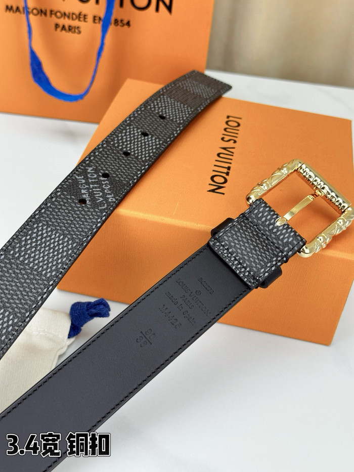 LV Drift Damier Heritage 35MM BELT FZYD223