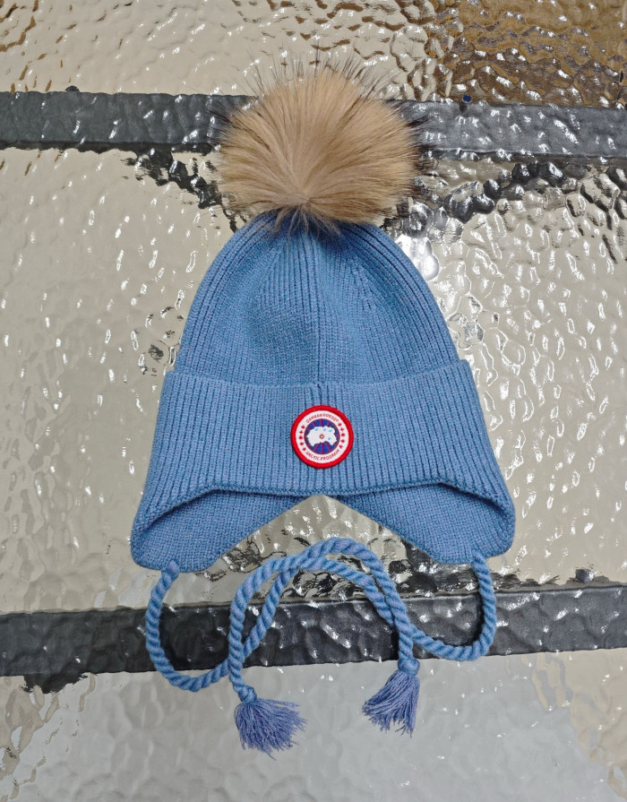 Canada Goose Kids Beanie Knitted Hat FZMZ277
