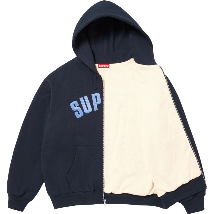 Supreme Arc Thermal Lined Zip Up Hooded Sweatshirt FZJK2311