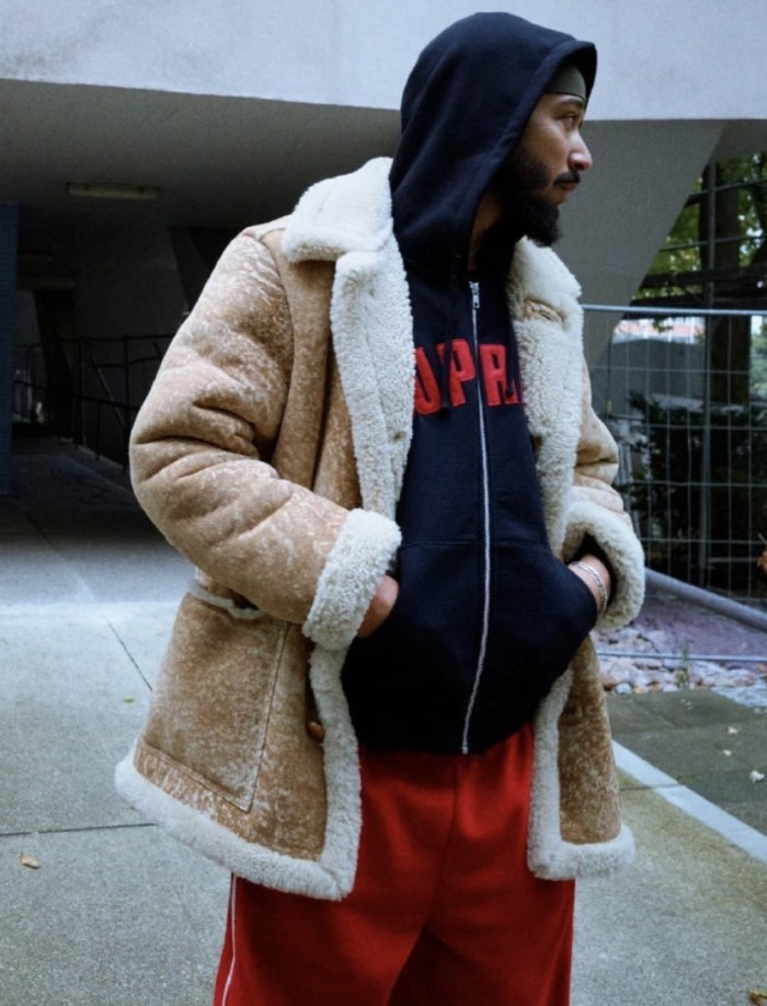 Supreme Arc Thermal Lined Zip Up Hooded Sweatshirt FZJK2311