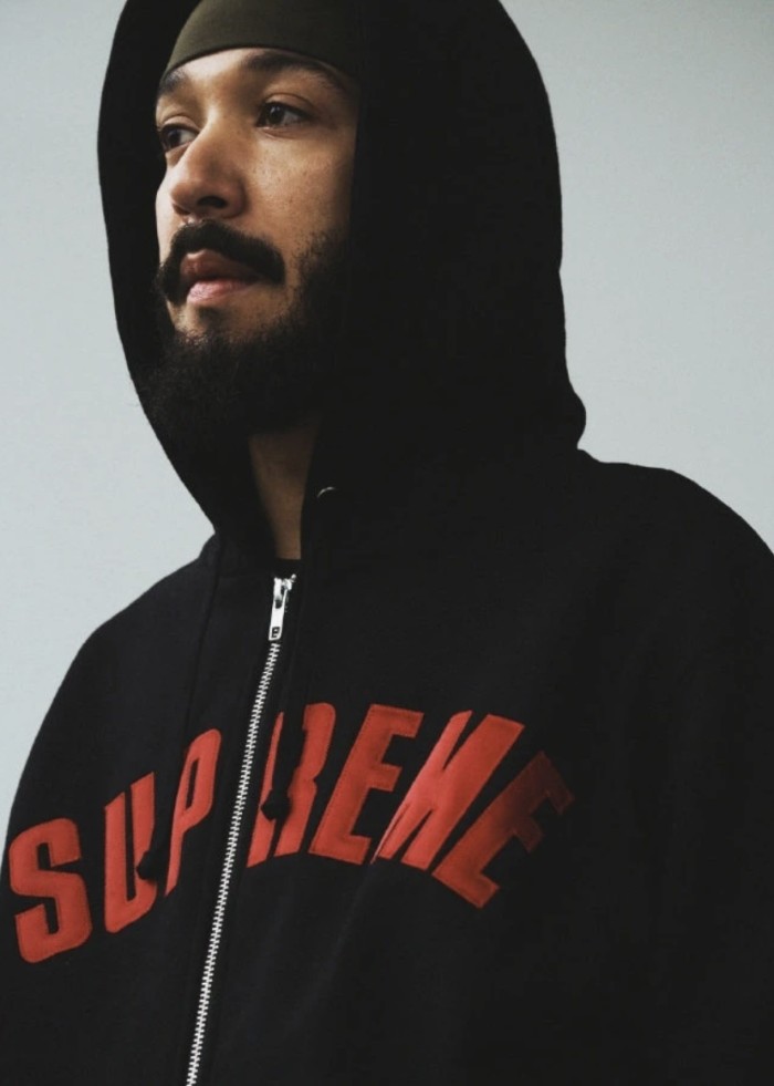 Supreme Arc Thermal Lined Zip Up Hooded Sweatshirt FZJK2311