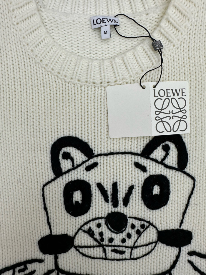 LOEWE X LOUIS WAIN Futurist Cats Sweater FZMY758